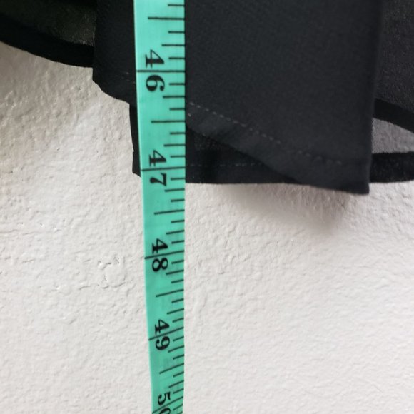 Robbie Bee Women's 10 Short Sleeve Black Collar Dress Wednesday Addams Gothic - Picture 10 of 14